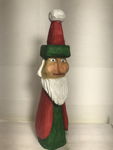Old World Santa Clause Caricature Figurine &amp; Christmas Table Ornament - One Of A - £23.70 GBP