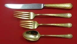 Old Brocade Vermeil By Towle Sterling Silver Regular Size Place Setting(s) 4pc - £244.53 GBP