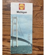 1964 Shell Oil Michigan State Highway Transportation Travel Road Map - $9.49