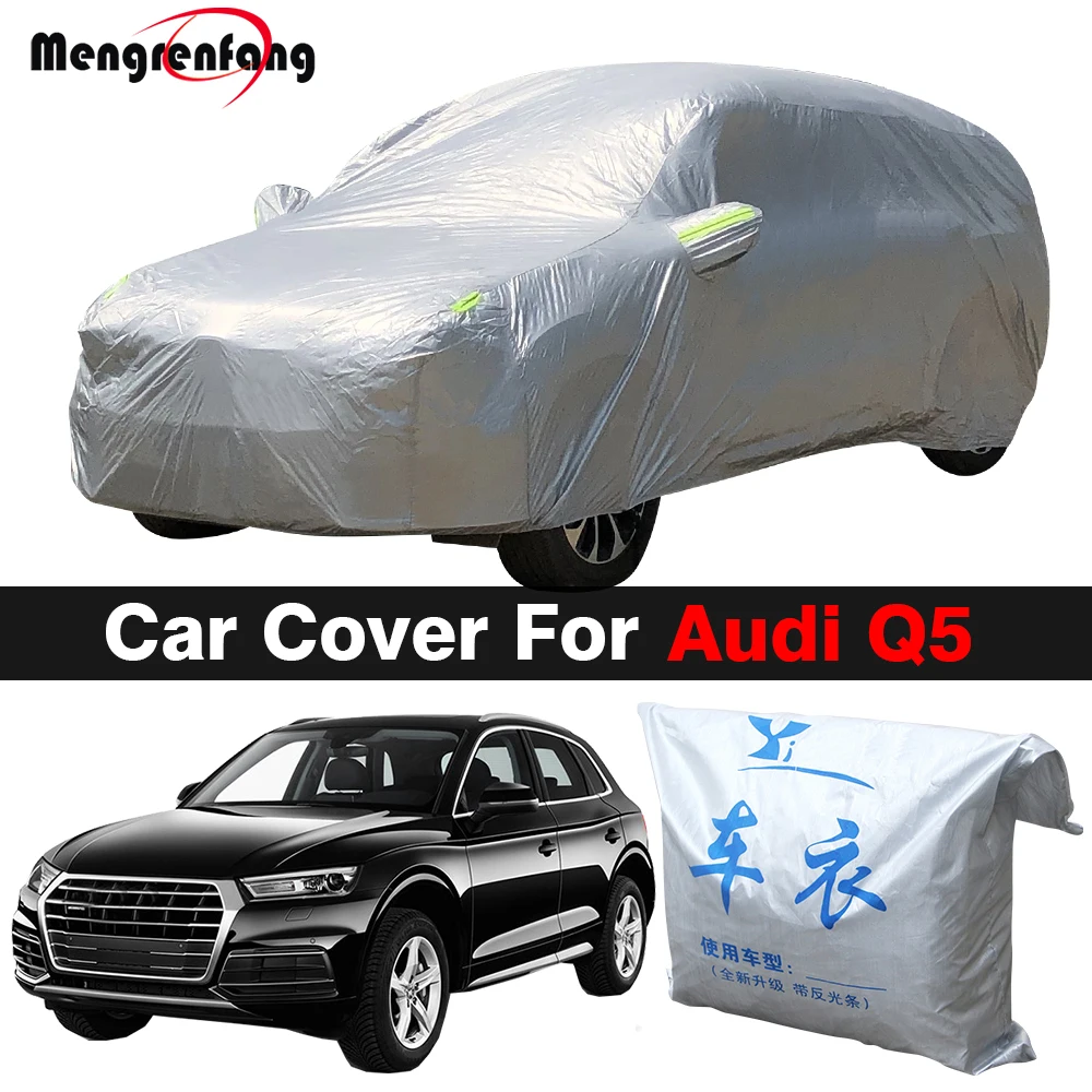 Full Car Cover For Audi Q5 Outdoor Anti-UV Sun Shade Snow Rain Protection SUV - £50.38 GBP