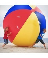 Novelty Place Giant Inflatable Beach Ball - Pool Toy for Kids & Adults - 5 Feet - $43.51