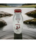 Broguiere&#39;s Milk Bottle Merry Christmas 2001 Glass Bottle w Santa Claus ... - $556.74 MXN