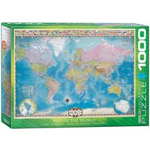 EuroGraphics Map of The World Puzzle (1000-Piece) - $15.00
