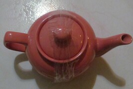 Hot Pink Large Stoneware Pottery Collectible Teapot Tea Water Container ... - £15.00 GBP