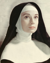 Audrey Hepburn in The Nun&#39;s Story gazing nun&#39;s habit portrait 16x20 Canvas - £55.81 GBP