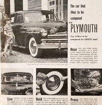 1949 Plymouth Car Chrysler Corporation Advertisement Vintage Automobilia... - $34.29 CAD