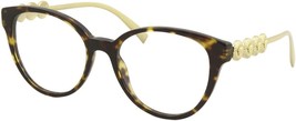 Versace 3278 Eyeglasses Women&#39;s Havana Gold Authentic New - $199.95