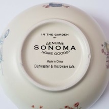 Sonoma Home Goods In The Garden 6&quot; Beige Green Stoneware Soup Cereal Bowl - $13.47