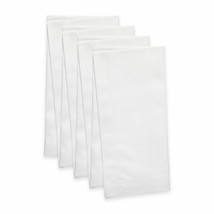 Fete White Napkins 20x20&quot; Set of 4 Holiday Christmas Thanksgiving Cotton - $24.38