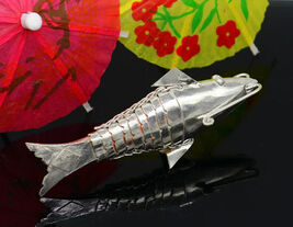 925sterling silver fish Lord vishnu avatar Matsya Puja Fish For Prosperi... - €59,50 EUR