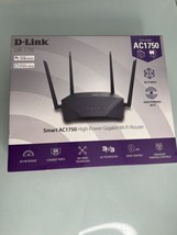 D Link AC 1750 Smart Gigabit Wi Fi Router Smart Internet Home Network New Sealed - $54.42