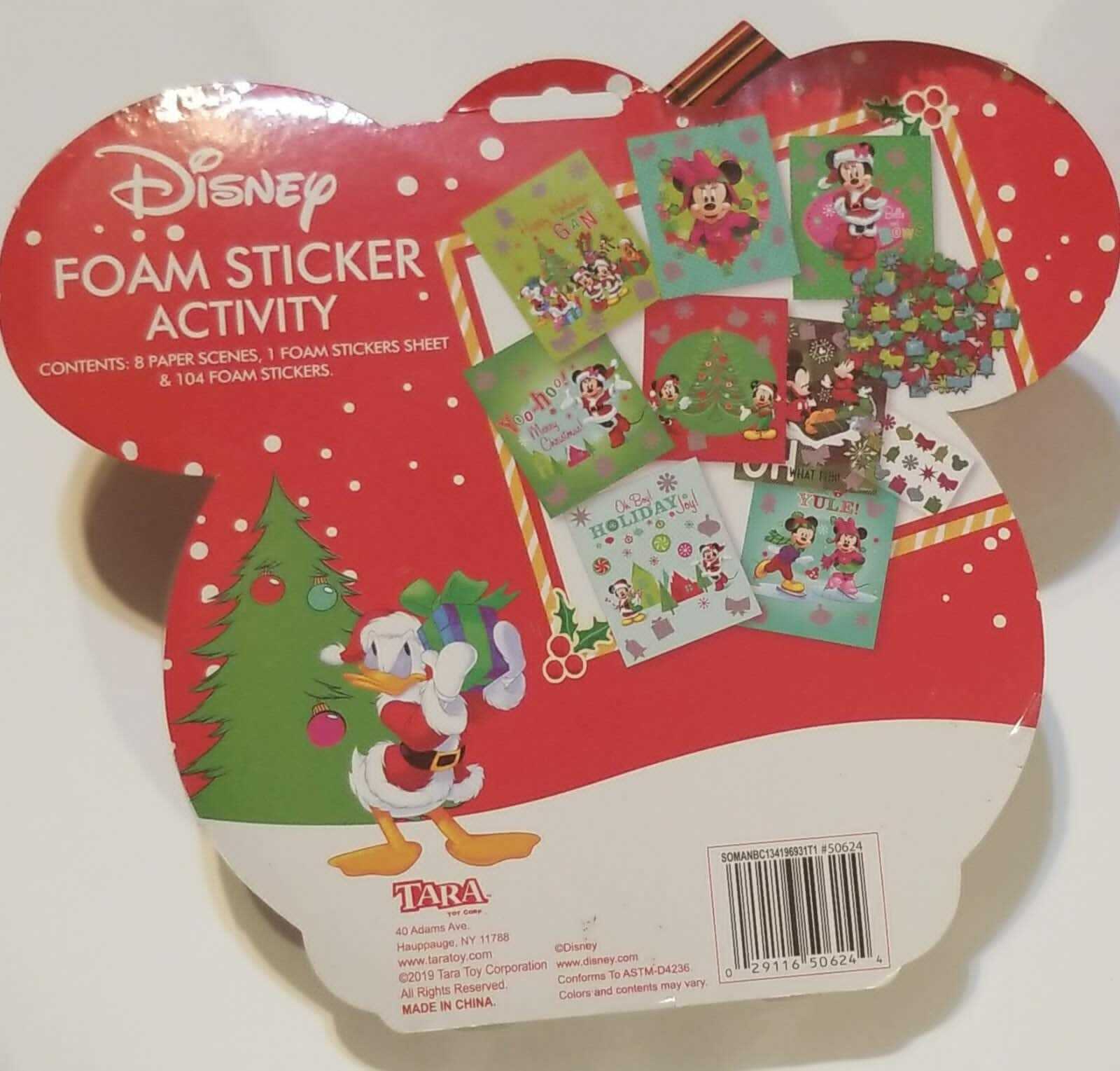 Disney Mickey And Minnie Mouse Foam Sticker Exercise Youngsters (LOC C-10) Item image 3