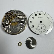 1915 Elgin Grade 354 0s 15J Hunting Pocket Watch Movement For Parts - €24,06 EUR