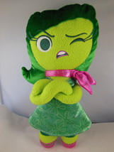 Disney Pixar Inside Out Disgust Green Plush 12 Inch Crossed Arms Pink Scarf Doll - £8.77 GBP