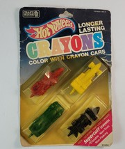 Hot Wheels Crayons Set 1989 Unopened Craft House 57000 Super-Tuff Sealed Vintage - £15.65 GBP