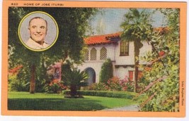 Celebrity Postcard Joe Iturbi Home Longshaw - $4.94