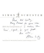 Adam Lively - hand written signed card. English novelist. - €12,96 EUR