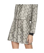 Blank NYC grey cream break away snake print pleather mini skirt 25 MSRP 98 - £22.41 GBP