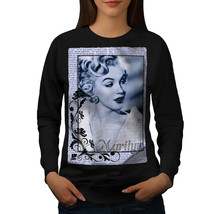 Wellcoda Marilyn Portrait Womens Sweatshirt, Landmark Casual Pullover Jumper - £22.86 GBP+
