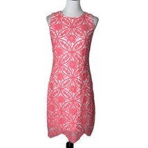Tommy Hilfiger Floral Lace Sheath Dress Knee Length Sleeveless Women&#39;s S... - £23.79 GBP