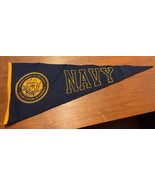 Vintage Department of the Navy Pennant Military Militaria KG JD - $59.39