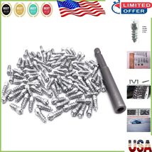 Durable 12mm Frost Resistant Tire Studs with Installation Tool - 100 Pieces - $589.73 MXN
