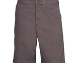 George Men&#39;s 10&quot; Inseam Flat Front Shorts, Gray Size 30 - £14.73 GBP