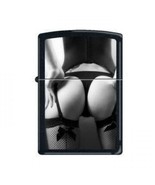 Zippo Lighter - View From Behind Black &amp; White Black Matte - 853269 - $44.39 CAD