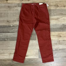 NWT Old Navy Women&#39;s Casual Pants size 10,  maroon, cotton - £14.61 GBP