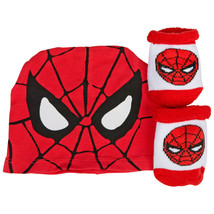 Spider-Man Symbol Costume 2-Piece Hat and Sock Set Multi-Color - £11.97 GBP