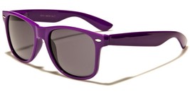 New Classic Unisex Sunglasses Neon Purple Frame Retro Style UV400 WF01NEON - £6.84 GBP