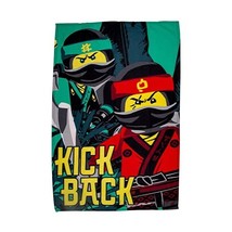 LEGO Ninjago Movie &#39;Jungle&#39; Fleece Blanket - Large Print Design  - £45.59 GBP