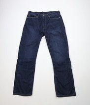 Vintage Y2K Levis 514 Mens 36x32 Faded Straight Leg Denim Jeans Indigo Blue - $54.40