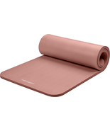 Solana Yoga Mat 1&quot; Thick with Nylon Strap for Men &amp; Women - Non Slip Exe... - $57.12