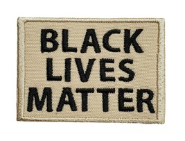 Black Lives Matter Embroidered Sew/Iron-On Patch Hook &amp; Loop BLM Protest... - $5.55+