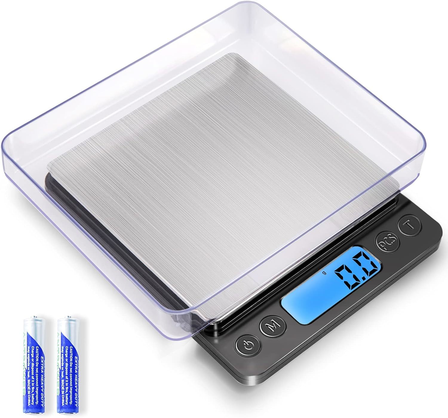 Digital Food Kitchen Scale Upgraded, Yoncon 3000G/0.1G High Accuracy Min... - $29.94