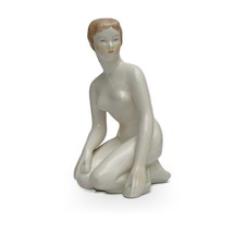 Aquincum Nude Woman Kneel, Art Deco Sculpture, Romantic Gift For Him, Vi... - $61.10