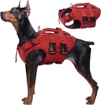 Kuoser Dog Life Jacket Rescue Handle Spring Summer Pool, Reflective Dog ... - $51.95