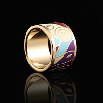 Nd hot style boho classic stainless steel wholesale jewelry enamel ring for women party thumb200
