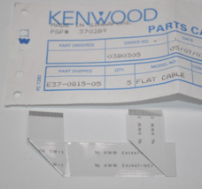 NEW Kenwood E37-0815-05 Flat Flex Cable for TK-760G - $14.84