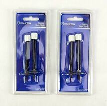(Lot of 2) 2 Pack of Spring Door Stops 3" Tuscan Bronze Hampton New - $9.98