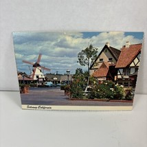 1971 Solvang California Ford Van Danish Windmill Woody Gillette photo postcard - £2.57 GBP