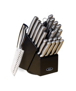 Oster Baldwyn 22 Piece Cutlery Set and Wooden Block - $85.00