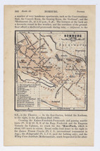 1911 Original Antique Map Of Bad Homburg / Hesse Hessen / Germany - £16.94 GBP