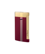 S.T. Dupont Lighter - Slim 7 Lotus RED &amp; GOLDEN Finish - 027707 - $279.13 CAD