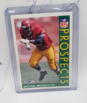 1992 Fleer Football Card #444 Michael Moody RC - £1.54 GBP