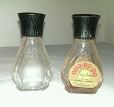 Ladies Vintage ODO-RO-DO lot of 2 Travel Size Small Bottles - $13.74