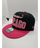 Headlines Chicago Snap Back Hat Cap Adjustable pink/black bulls 36 - £10.12 GBP