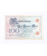 Billete De Cien Marcas De Alemania 1903 F Reichsbank Fine 100DM P#22 R#20 - $2,094.36 MXN
