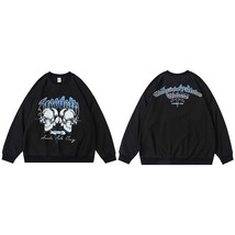 2022 Autumn Winter Hooded Graphic Sweatshirt Harajuku Pullover Men Hip Hop Hipst - £233.57 GBP